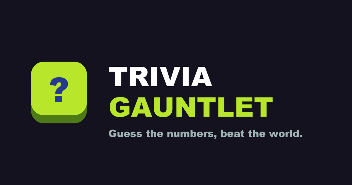 Weekend Challenge · TriviaGauntlet